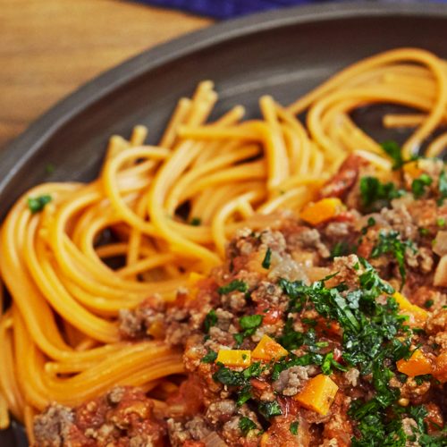 SPAGHETTI  BOLOGNESE